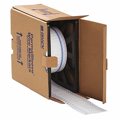 BRADY 3PS1252WT Label 2 in W 1-1/2 in L Polyolefin