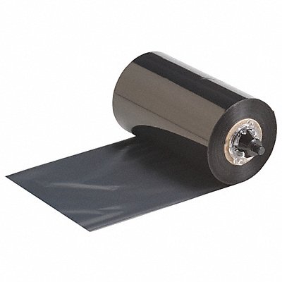 BRADY IPR6007 Ribbon Black 4-1/3 in W 984 ft L