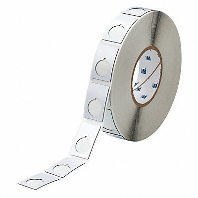 BRADY THTEP1685935 Push Button Label Polyester 1-13/64 W