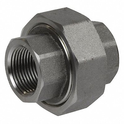 GRAINGER 2UA99 Union 304 SS 1 x 1 in FNPT Class 3000