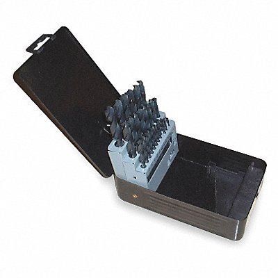 WESTWARD 2UFD2 Screw Machine Drill Bit Set 21pc HSS