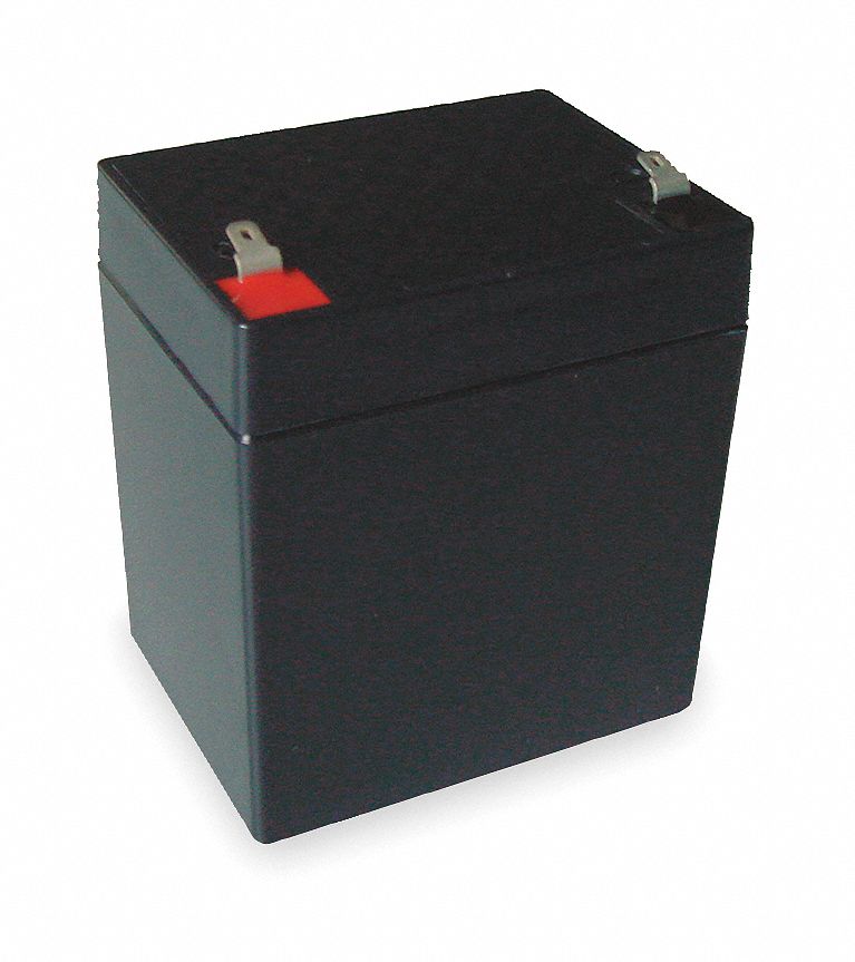 GRAINGER 2UKJ1 Battery 12VDC 4Ah 0.187 Faston