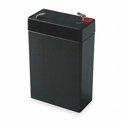 GRAINGER 2UKL2 Sealed Lead Acid Battery 6VDC 2.8Ah