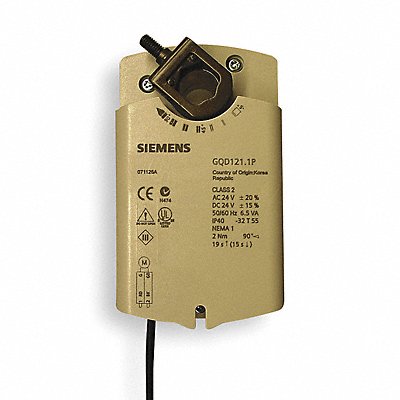 SIEMENS GQD1211P Actuator Damper 20 in-lb 24V AC/DC