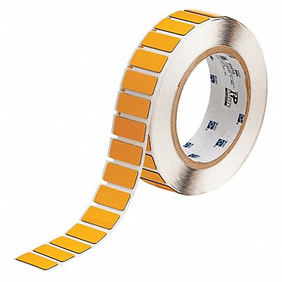BRADY THTEP1715935YL Raised Panel Label Yellow 1 in W