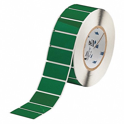 BRADY THTEP1735935GN Label Green Glossy Polyester 2 in W