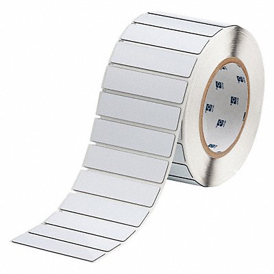 BRADY THTEP1755935 Label White Glossy Polyester 3 in W
