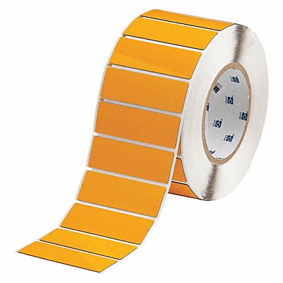 BRADY THTEP1765935YL Label Yellow Glossy Polyester 3 in W