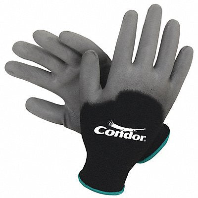 CONDOR 2UUG5 D1464 Coated Gloves Nylon S PR