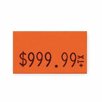 GARVEY 90945 Pricing Label Kit 1-Line Red PK3