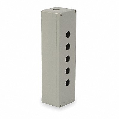 SCHNEIDER ELECTRIC XAPG59505 PushButtonEnclosur 22mm 5Hole DiCastAlum