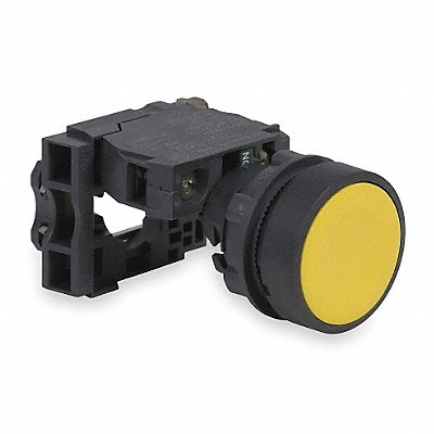 SCHNEIDER ELECTRIC XB5AA51 H7077 Flush Push Button Operator Non Illuminated Yellow 1NO