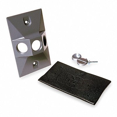 BELL 51890 Cluster Cover Grey 3-1/2 in.