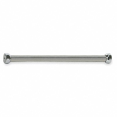 GRAINGER 2VAL9 Shower Rod SS 60 in L Chrome Plated