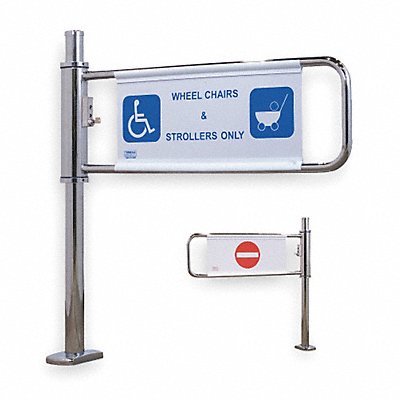 TURNSTILE 2031SEX Lockable Gate 38 1/2 H 38 W 6 3/4 L