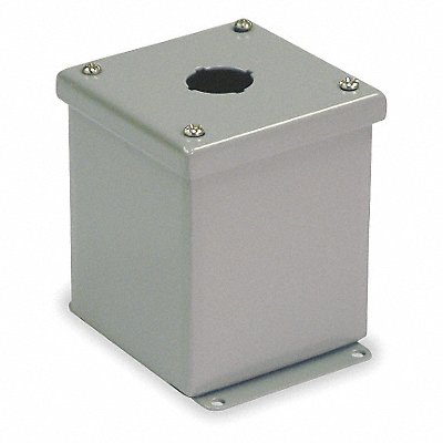 WIEGMANN PBXD1 Push Button Enclosure 30mm 1Hole CarbSteel