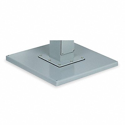 WIEGMANN WA24SBASE Pedestal Base 24x24 Sq In Steel Grey