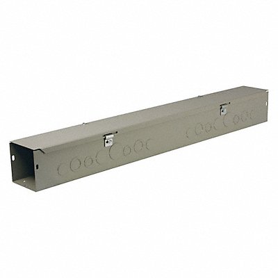 WIEGMANN HS664 Straight Wireway NEMA 1 Length 4 Ft Grey