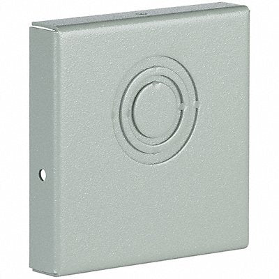 WIEGMANN E0404 Wireway End Cap 4x4 Sq In Steel Grey