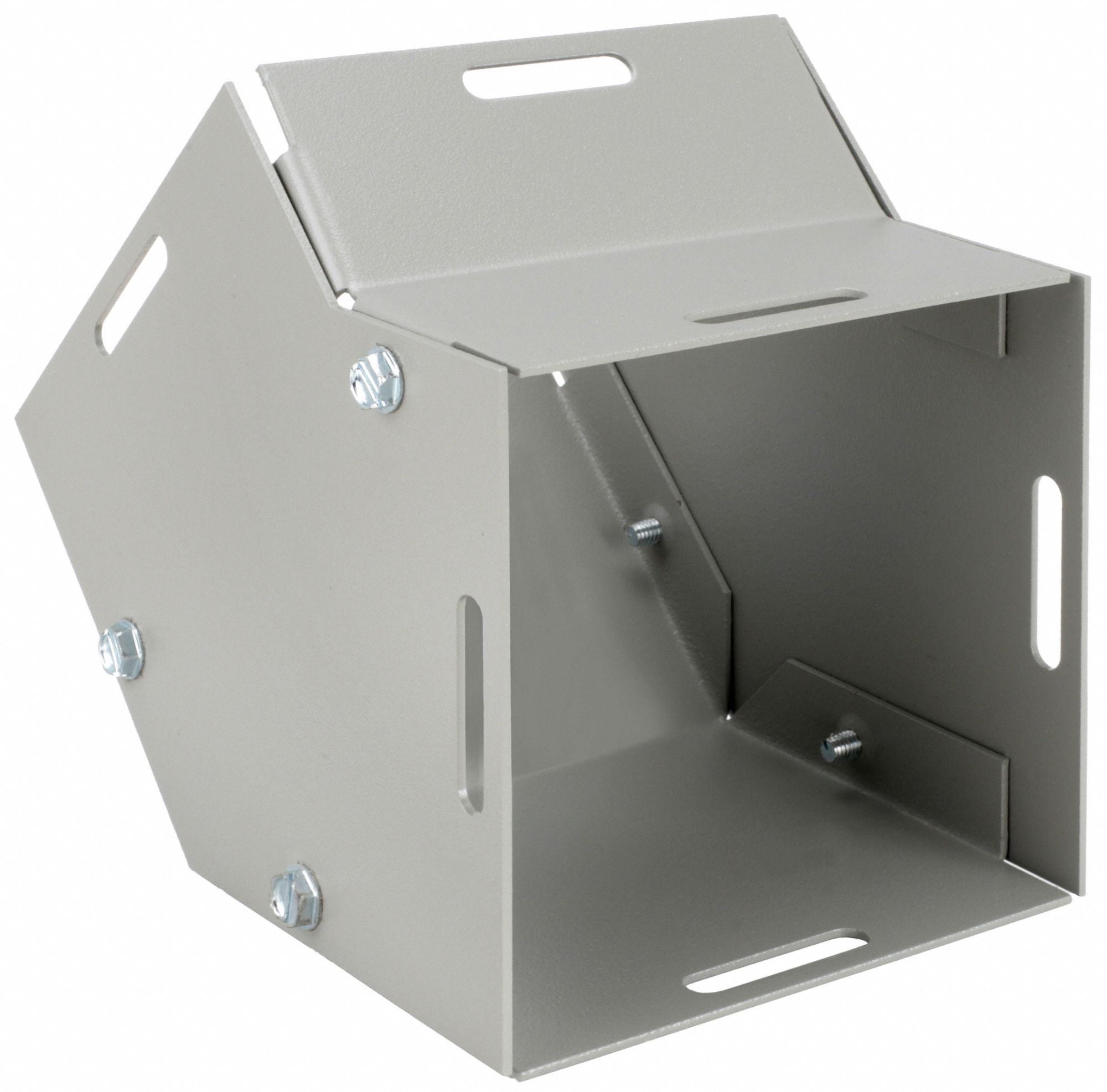 WIEGMANN L060645 Wireway Elbow 45 Degree 6x6 Sq In Grey