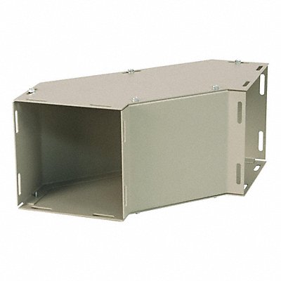 WIEGMANN SL040490 Wireway Sweep Elbow 4x4 Sq In Steel Grey