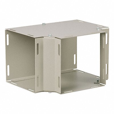 WIEGMANN T0404 Wireway Tee 4x4 Sq In 16 Gauge Steel