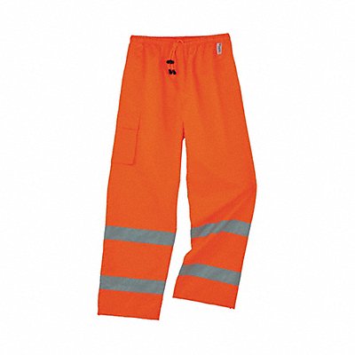 GLOWEAR BY ERGODYNE 8915 Rain Pants Class E Orange 3XL