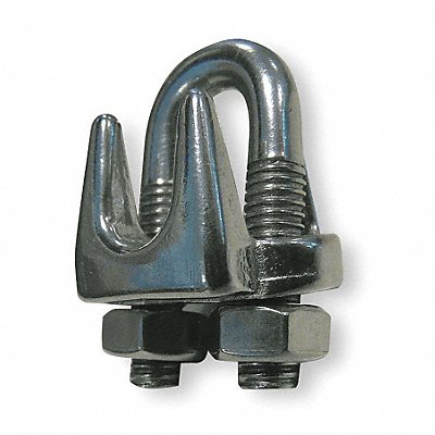 DAYTON 2VKG6 Wire Rope U-Bolt Clip 1/8 in Rope dia.