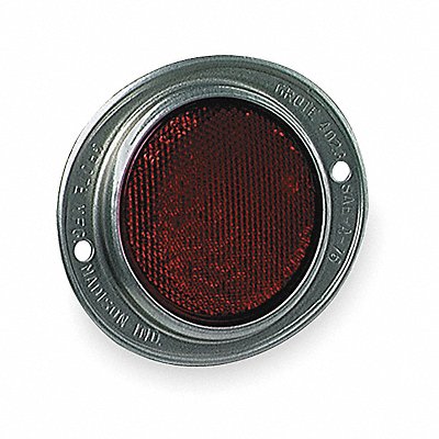 GROTE 40232 Reflector Round Red 4-11/16 L