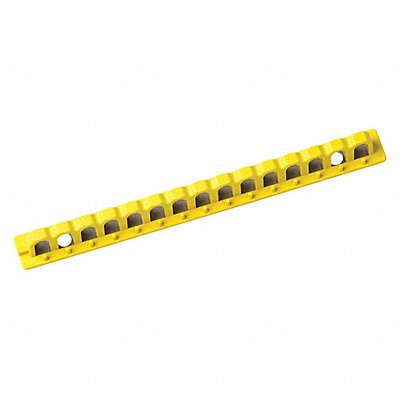 BRADY 51258 Breaker Lockout Rail 8 In 15 Holes