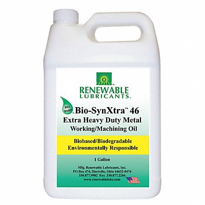 RENEWABLE LUBRICANTS 86873 Cutting Oil 1 gal Bottle
