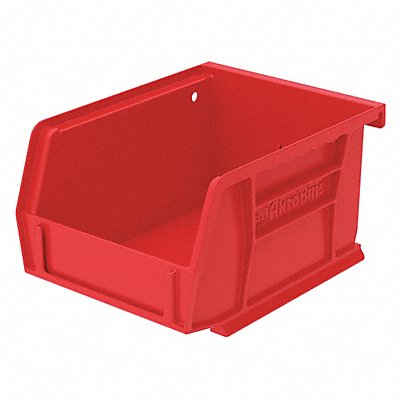 AKRO-MILS 30210RED F8648 Hang and Stack Bin Red Plastic 3 in