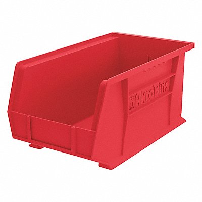 AKRO-MILS 30240RED F8697 Hang and Stack Bin Red Plastic 7 in
