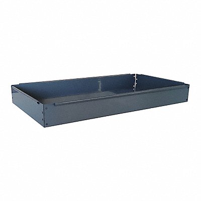 GRAINGER 2W424 Service Cart Tray 400 lb Grey Steel