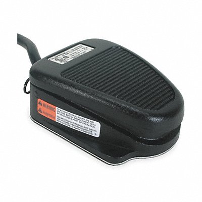 LINEMASTER 632SC3 Foot Switch Blk CastIron SPST-NO Momentary