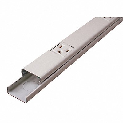 LEGRAND V20GB506 Prewired Raceway 10 Outlets 6 in D