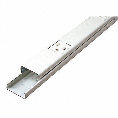 LEGRAND V20GB606 Prewired Raceway 12 Outlets Aluminum
