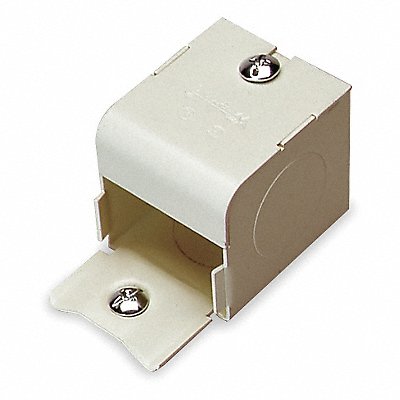 LEGRAND V2010A2 Entrance End Fitting Ivory Steel
