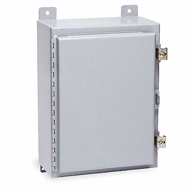 WIEGMANN N12161206 Enclosure Metallic 16In.H x 12In.W x 6In.D