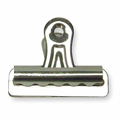 GRAINGER 2WFV7 Bulldog Clip 1 1/4 In W Silver PK36