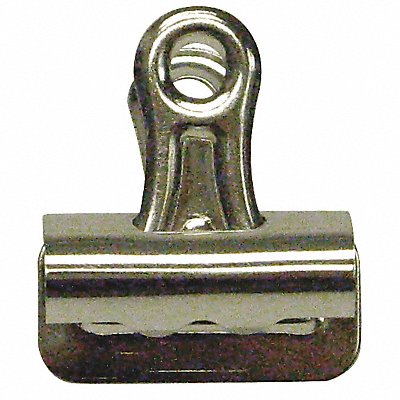 GRAINGER 2WFV8 Bulldog Clip 2 5/8in Silver PK12