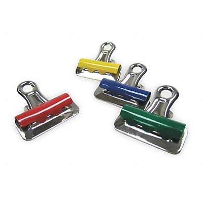 GRAINGER 2WFW4 Bulldog Clip 3in W Asrt PK12