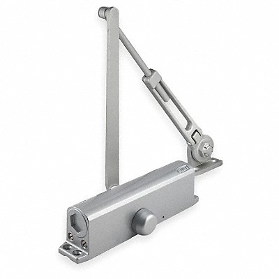 DORMAKABA QDC312NC689 Door Closer Hold Open L 9 13/16 In