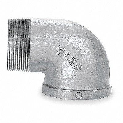 GRAINGER 2WJ15 90 Street Elbow Malleable Iron 4 in