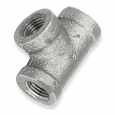 GRAINGER 510945BC Reducing Tee Malleable Iron 4 x 4 x 1 in