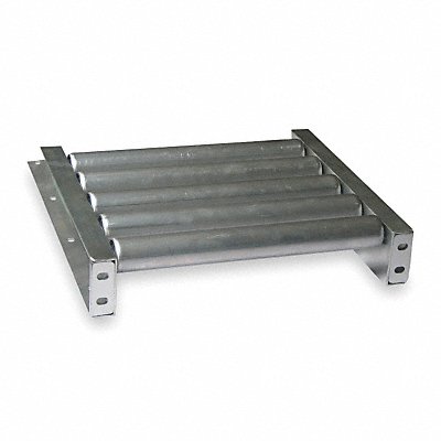 ASHLAND CONVEYOR 4F10KA45B13 Roller Conveyor 10 ft L 13 BF Aluminum