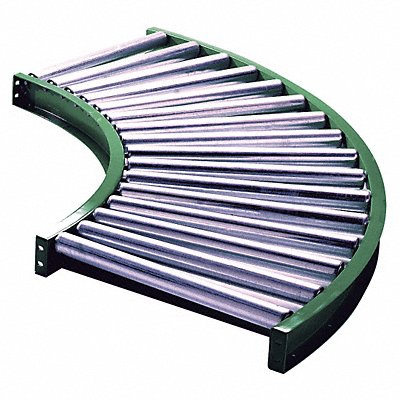 ASHLAND CONVEYOR 10F90KG03B27 Roller Conveyor 27 BF Steel Frame