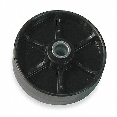 ASHLAND CONVEYOR SK75PLABLK50PCS Skate Wheel Plast 1-15/16 D 75 lb PK50