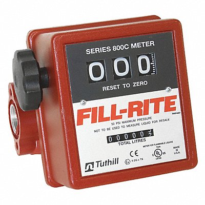 FILL-RITE 807CL1 Flowmeter Liquid 1 FNPT