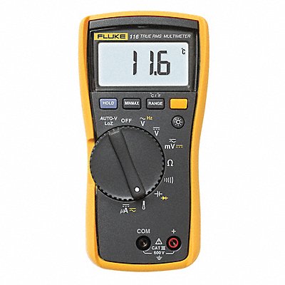 FLUKE FLUKE116CWG Digital HVAC Multimeter 600V 40 MOhms